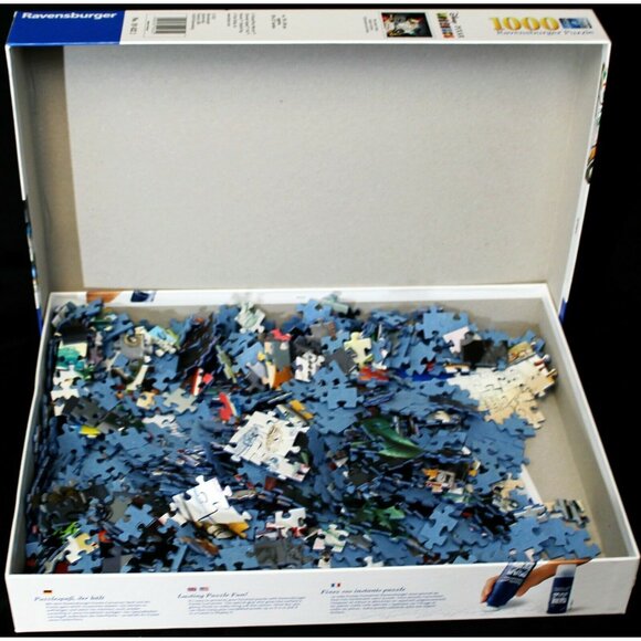 Disney Pixar Ravensburger Puzzle The Artist's Desk 1000 Pieces 19 432 2 Sketches - Picture 7 of 8